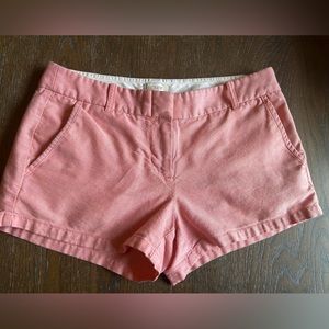 J. Crew Oxford City Fit (Low Rise) Shorts, Size 2